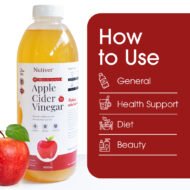 Nutiver Cuka Apel Organik With The Mother 1 Liter - Minuman Sehat untuk Diet - Image 3