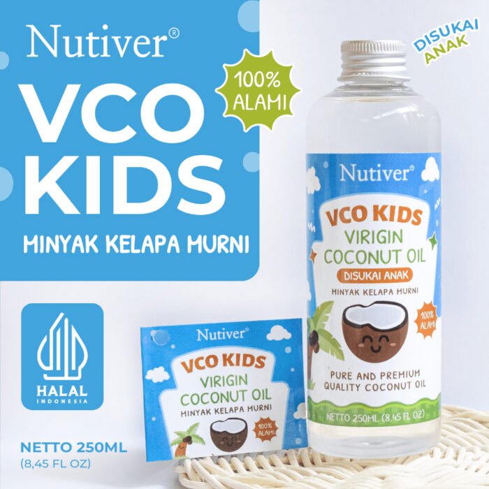 Nutiver VCO MPASI Anak 250ml - Extra Virgin Coconut Oil Cold Pressed untuk Pertumbuhan dan Kekebalan Tubuh - Image 9