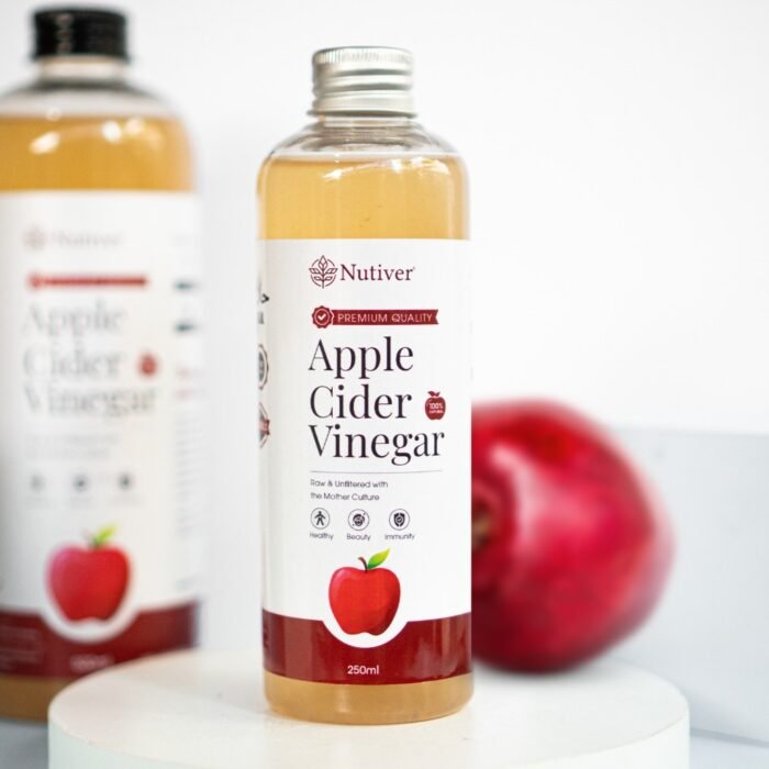 NUTIVER Cuka Apel Organik With The Mother 500ml / Apple Cider Vinegar - Image 4