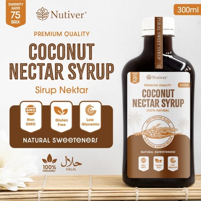 NUTIVER Coconut Nectar Syrup Gula Kelapa Cair Organik - Image 4