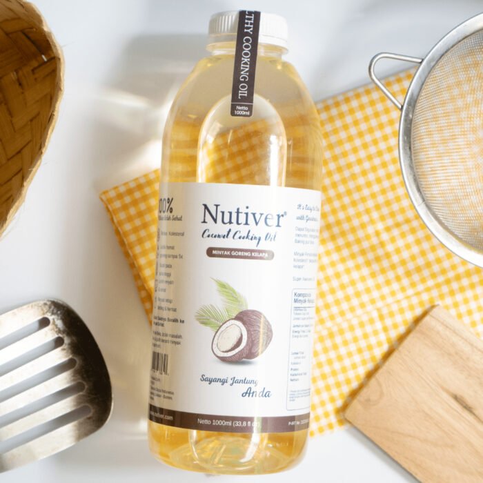 NUTIVER Minyak Goreng Kelapa 1 Liter / Coconut Cooking Oil Minyak Kelapa - Image 3