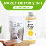 NUTIVER Paket Hemat 1 - Detox 2 In 1 Chiaseed 250gr & Sari Lemon 500ml - Image 2