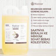 NUTIVER Minyak Goreng Kelapa 5 Liter / Coconut Cooking Oil Minyak Kelapa - Image 3