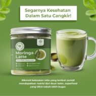 NUTIVER Moringana Latte Minuman Daun Kelor Bubuk Kelor Latte Vegan Moringa Powder Friendly & Bebas Laktosa 200gr - Image 4