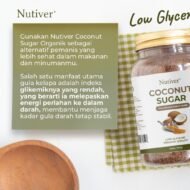 Nutiver Gula Kelapa Organik Coconut Sugar Powder Natural Gula Kelapa Bubuk Murni Manis Alami 150gr - Image 2