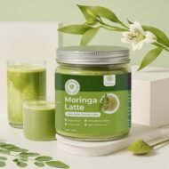 NUTIVER Moringana Latte Minuman Daun Kelor Bubuk Kelor Latte Vegan Moringa Powder Friendly & Bebas Laktosa 200gr - Image 2