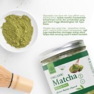 NUTIVER Pure Matcha Powder Premium Matcha Bubuk Matcha Organic & Original 200gr - Image 2