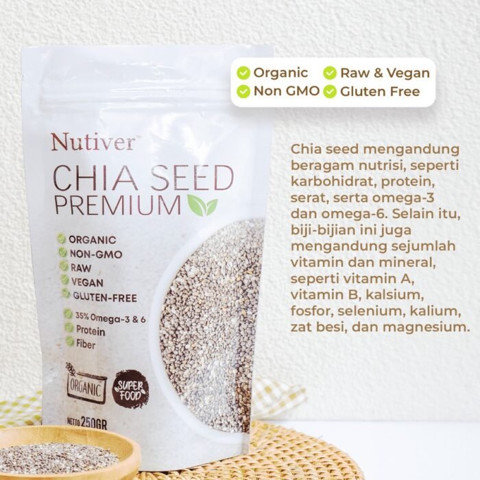 NUTIVER Paket Hemat 5 / Detox 3 In 1 Madu Hutan 500ml + Cuka Apel 500ml + Chiaseed 250gr - Image 4