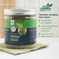 NUTIVER Moringa Powder / Bubuk Daun Kelor Murni / Pure Premium Organik Daun Kelor Bubuk - Image 5