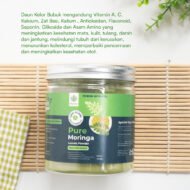 NUTIVER Moringa Powder / Bubuk Daun Kelor Murni / Pure Premium Organik Daun Kelor Bubuk - Image 2