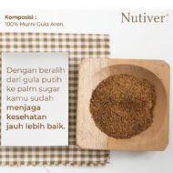 NUTIVER Gula Aren Bubuk Organik – Pemanis Alami Sehat & Premium 200gr - Image 4