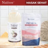 NUTIVER Paket Hemat 4 Masak Sehat / Minyak Goreng Kelapa 1 Liter + Garam Himalaya 250gr