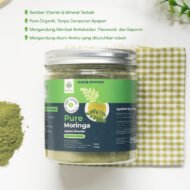 NUTIVER Moringa Powder / Bubuk Daun Kelor Murni / Pure Premium Organik Daun Kelor Bubuk - Image 3