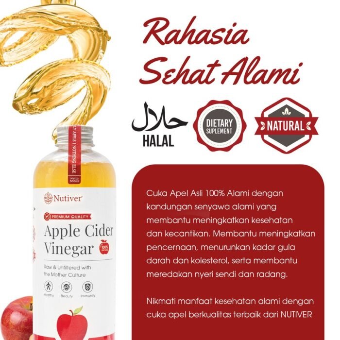 NUTIVER Paket Hemat 5 / Detox 3 In 1 Madu Hutan 500ml + Cuka Apel 500ml + Chiaseed 250gr - Image 5
