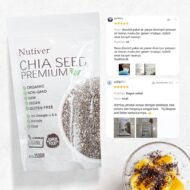 NUTIVER Chia Seed Organik 250gr - Biji Chia Meksiko Superfood Kaya Manfaat - Image 2