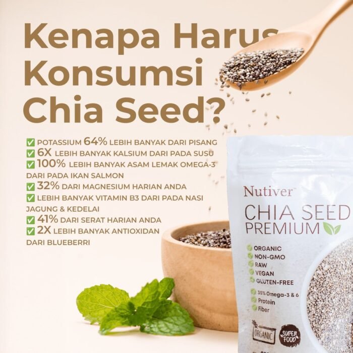 NUTIVER Paket Hemat 1 - Detox 2 In 1 Chiaseed 250gr & Sari Lemon 500ml - Image 5