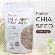 NUTIVER Chia Seed Organik 250gr - Biji Chia Meksiko Superfood Kaya Manfaat